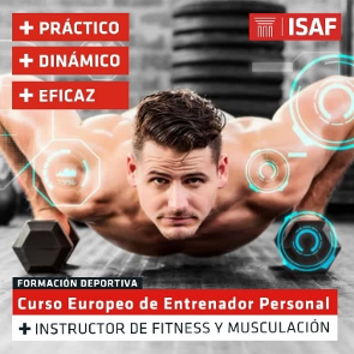 Curso Europeo de Entrenador + Instructor en Entrenamiento de la Fuerza